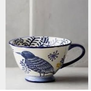 NIB Anthropologie Saga Bird Gather Tea Cup
